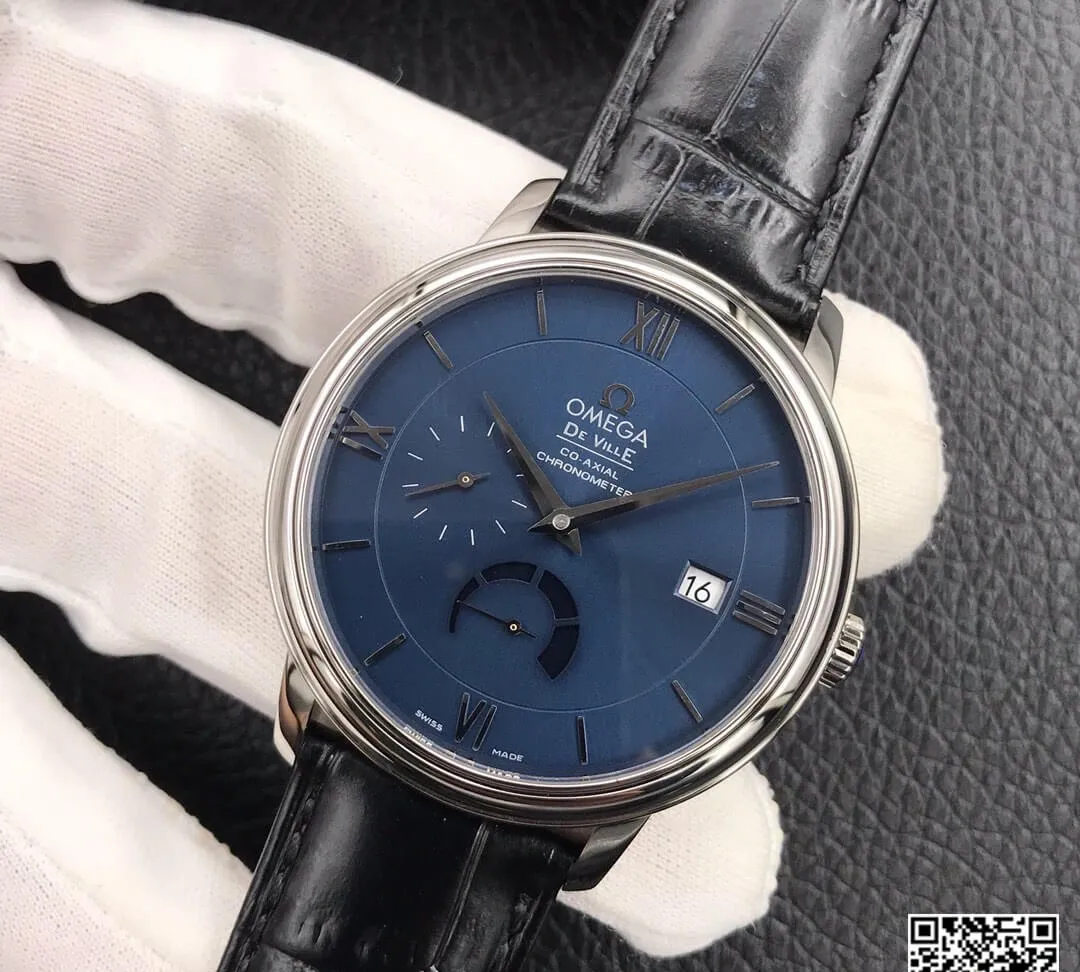 Omega De Ville 424.13.40.21.03.001 ZF Factory 1:1 Best Edition Replica Watch Stainless Steel Bezel